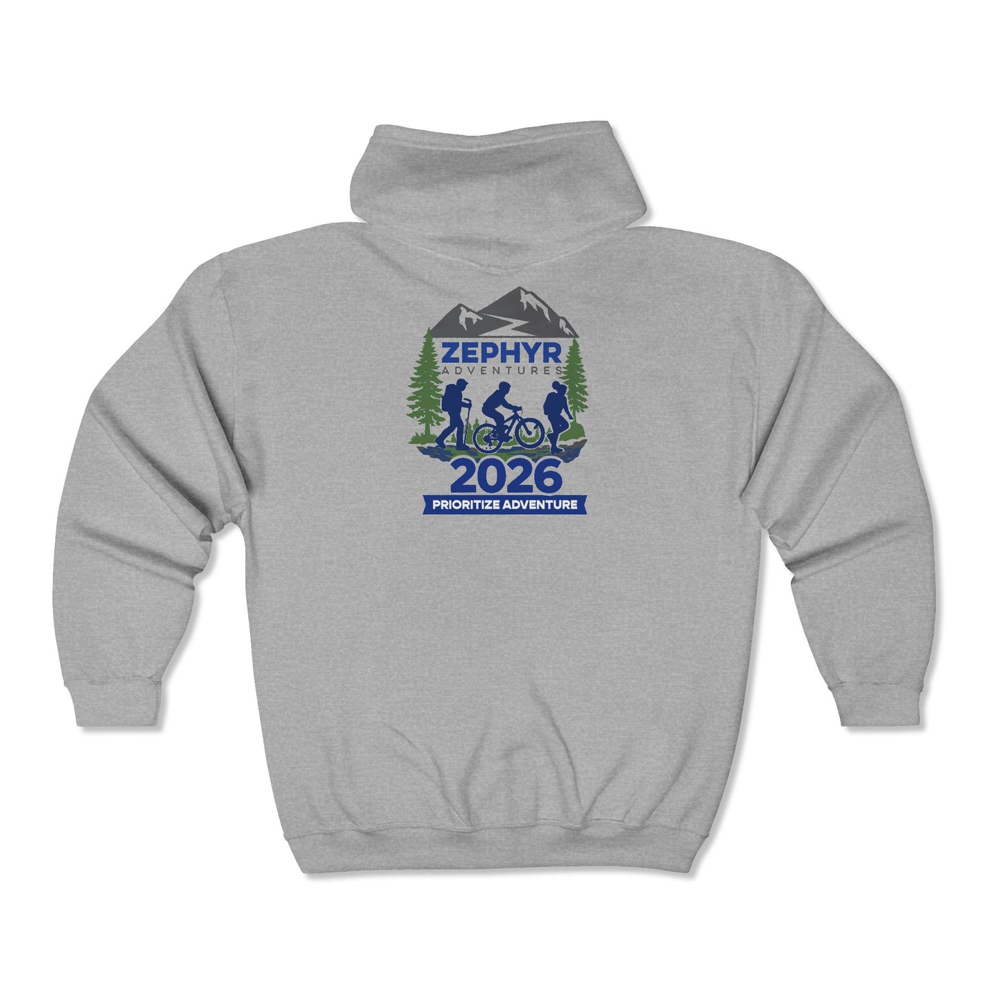 2026 Unisex Adventure Zip-Up Hoodie