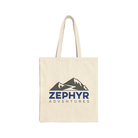 Zephyr Adventures Cotton Canvas Tote Bag - Eco-Friendly Travel Companion
